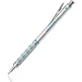 Pentel Graphgear 1000, Blå, Sølv, Metall, Gummi, 0,7 mm, Rund, 1 stykker
