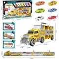 Adlibris Lastebil Die-Cast 50 cm med 6 Biler Suntoy