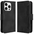 Mtp Products iPhone 16 Pro Kortholder Lommebokveske - svart