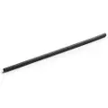 MultiLine Sugerør Ø6x230mm uden knæk plantebaseret Charcoal Sort,250 stk/ps - (250 stk.)