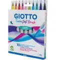 Giotto Brushpen Standardfarger 10-pack Giotto Turbo