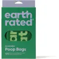 Earth Rated 120 hundeposer med håndtak - Lavendel
