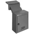 Vevor postkasse for gjennomgående vegg, kraftig stålpostkasse for gjennomgående vegg med 2,8-7,9" 13" kombinasjonslås, 12,5x6,3x16,9 postkasse, mørkegrå