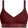 Calvin Klein for woman. 000QF7995E Maroon lift-up bodice (S), Homewear, Organic Cotton