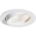 QAZQA Innfelt spot hvit 9,5 cm inkl. LED 1300 lm dimmbar IP65 - Gaius