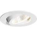 QAZQA Nedfelt spotlight hvit 6,8 cm inkl. LED 750 lm dimbar IP65 - Gaius