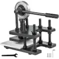 Vevor Lærskjæremaskin 180x120mm Manuell Die Cutter Kraftig Lærpregemaskin Håndpresse Støpeform Lær Die Cut Lærhåndverksskjæremaskin for Ulike Materialer