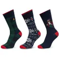 Ralph Lauren for man. 449958861001 Set of 3 multicoloured socks (43-46), Homewear, Multicolor, Cotton