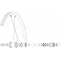 Mavic Kit 12 Rear Ksyrium S Ds Eiker