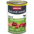 Animonda Økonomipakke Animonda GranCarno Original Adult 12 x 400 g - Storfe & andehjerter
