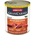 Animonda GranCarno Økonomipakke Animonda GranCarno Adult 24 x 800 g - Fjærkrehjerter