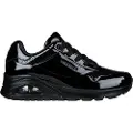 SKECHERS for woman. 177142 UNO Street Sneakers black (36), 1 to 3 cm, Laces, Casual