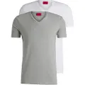 Hugo Boss Kort Ermet V-hals T-skjorte