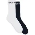 Hugo Boss for man. 50469747 2 Pair Pack Sport Socks navy, white (43-46), Homewear, Cotton