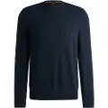 Hugo Boss for man. 50508766 Asac navy jumper (M), Casual, Cotton