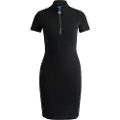 Hugo Boss Nalayla 10258223 Blue Kort Ermet Kjole