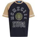 Hugo Boss Nacamos 10257318 Blue Kortarmet T-skjorte