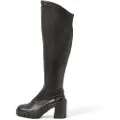 Art for woman. 11978F101003_001 Leather boots 1978F black (37), Fabric, 8 to 10 cm, Zip, Casual