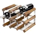 The Swedish Wine Rack Factory The Swedish Wine Rack FactoryVinreol 9 flasker montert The Swedish Wine Rack FactoryBrunVinstativFra Homeroom