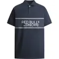 Red Bull Racing Panel Print Logo Kortermet Poloskjorte