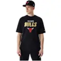 New Era Team Script Chicago Bulls Kortarmet T-skjorte