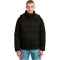 G-Star for man. D25942-D199-6484 Jacket G-Whistler Padded Hooded black (XL), Casual, Recycled Polister, Sustainable