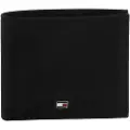 Tommy Hilfiger for man. AM0AM00663 JOHNSON MINI CC WALLET (OSFA), Black, Casual, Leather