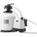 Intex 26652, Sandfilterpumpe, Sort, Hvit, Plast, Basseng på bakken, China, 6-veis ventil