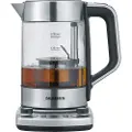 Severin Professional WK 3422 - Temaskin/kjele - 1.7 liter - 3 kW - glass/brushed stainless steel/black