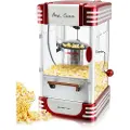 Emerio popcornmaskin, non-stick belegg, 50g kapasitet.