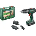 Bosch UniversalImpact 18 - Hammerbor/driver - trådløs - 2 hastigheter - nøkkelfri borhylse 10 mm - 34 N·m inkludert lader - 18 V