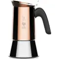 Bialetti Venus, Mokkagryte, 0,09 l, Kobber, Rustfritt stål, Rustfritt stål, 2 kopper, Termoplast