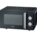 Severin MW 7761 - Mikrobølgeovn - 20 liter - 800 W - mattsvart / rustfritt stål