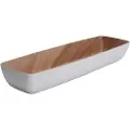 Aps Skål Frida 3.65 ltr 53x16.2x7.5 cm Melamin Hvid/Trælook,stk