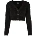 Urban Classics Cropped Feather Cardigan
