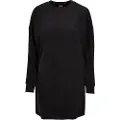 Urban Classics Velvet Rib Langarmet Kort Kjole