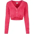 Urban Classics Cropped Feather Cardigan