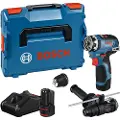 Bosch Gsr12v-35fc+gfa12h/12b+2x3ah+gal+lb Elektrisk Skrutrekker