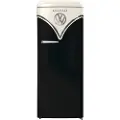 Gorenje Retro Collection OBRB615DBK - Kjøleskap med fryserboks - bredde: 59.5 cm - dybde: 66.1 cm - høyde: 152.5 cm - 247 liter - Klasse D - svart