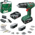 Bosch EasyImpact 18V-40 - Støtdriver - trådløs - 2 hastigheter - nøkkelfri borhylse 13 mm - 38 N·m - 2 batterier, inkludert lader - 18 V