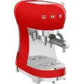 Smeg ECF02RDEU, Espressomaskin, 1,1 l, Malt kaffe, 1350 W, Rød