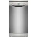 Bosch Serie 2 SPS2HMI42E, Frittstående, Slimline (45 cm), Rustfritt stål, 10 kuverter, C, 46 dB