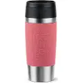 EMSA Travel Mug Classic , Koral, Rustfritt stål, Silikon, Rustfritt stål, Polypropylen (PP), 36 ml, 8,3 cm, 200 mm