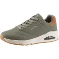 SKECHERS for man. 183004 Trainers Uno Suited On Air green (40), Flat, Laces, Casual