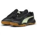 Puma Solarflash III Indoor Sports Shoes Youth, Shoes, Black/Fizzy Apple, 35.5