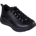 SKECHERS for woman. 150061 Leather Sneakers Arch Fit 2.0 Star Bound black (41), 3 to 5 cm, Laces, Casual