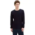 Tom Tailor Structured Roll Edge Knit Genser