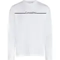 Calvin Klein Split Line Logo Langarmet T-skjorte