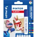 Pilot Pintor Classic, 6 stykker, Sort, Blå, Grønn, Rød, Hvit, Gult, Projektil spiss, Assorterte farger, Rund, 4,5 mm