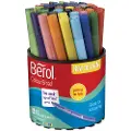Newell Fibertuscher Berol Colourbroad med 42 stk. assorterede farver